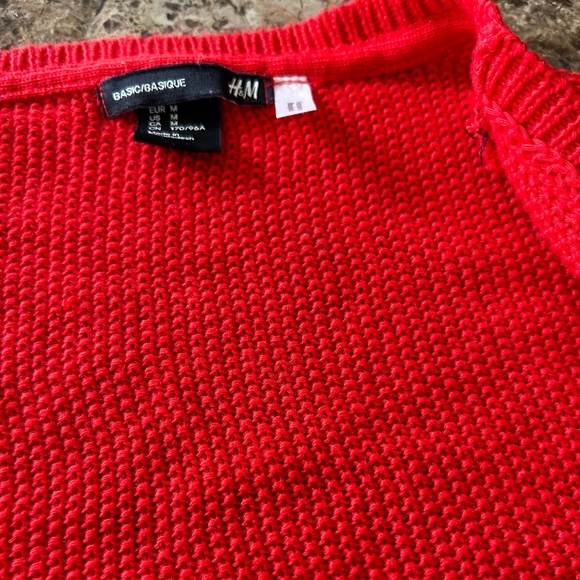 H&M Red/Orange Shrug - Picture 3 of 3